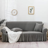 Micro Mesh Turkish Style Sofa Covers – Light Grey